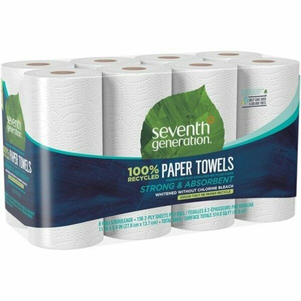 Seventh Generation TOWEL, PAPER, RECYL, 8RLS, 8PK SEV13739